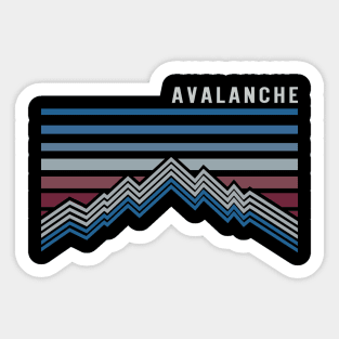 Colorado Avalanche Edit Sticker